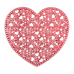 SET DE TABLE - Coeur ajouré...