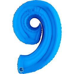 Ballon Chiffre 9 bleu...