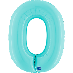 Ballon Chiffre 0 bleu...