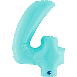 Ballon Chiffre 4 bleu...