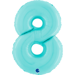 Ballon Chiffre 8 bleu...