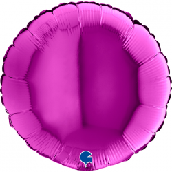 Ballon Rond violet brillant...