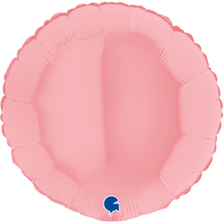 Ballon Rond rose pastel mat...