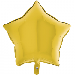 Ballon Etoile jaune pastel...