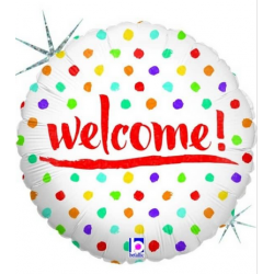 Ballon Welcome rond 46cm...