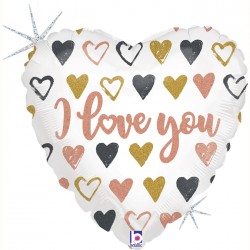 Ballon Coeur I love you...
