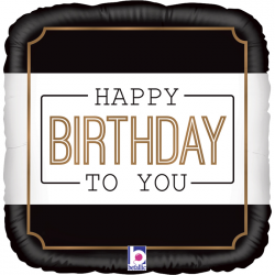 Ballon Happy birthday carré...