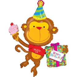 Ballon Singe Happy birthday...