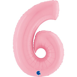 Ballon Chiffre 6 rose...
