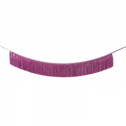 GUIRLANDE - Franges rose...
