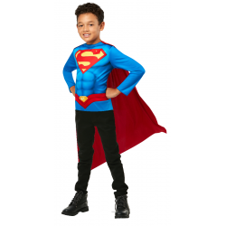 SUPERMAN - Tee shirt, cape...