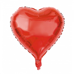 BALLON MYLARD - Coeur rouge...