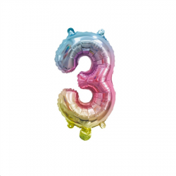 BALLON MYLARD - Chiffre 3...