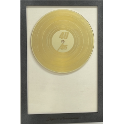 CADRE - Disque d'or 40 Ans...