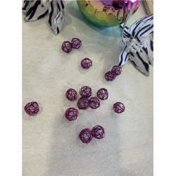 BOULE - Métal violet x 15...