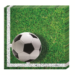 SERVIETTE  - Football x 20...
