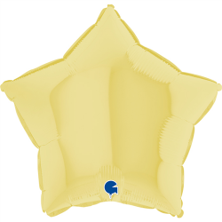 Ballon Etoile jaune pastel...