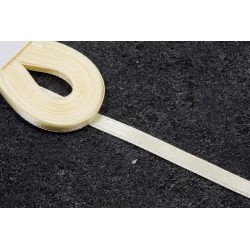 RUBAN - Ivoire (en satin...