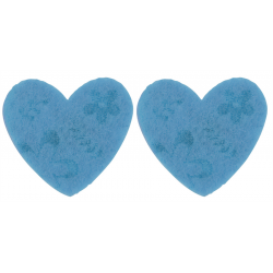 COEUR - Turquoise x 12 (2cm...