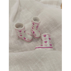 BOTTE - Avec coeur rose  x...