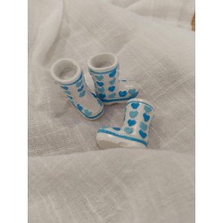 BOTTE - Avec coeur bleu x 4...