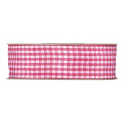 RUBAN - Vichy fushia et...