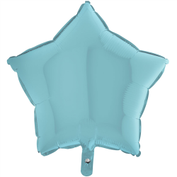 Ballon Etoile bleu pastel...