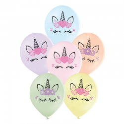 BALLON - Licorne x 6 ( en...