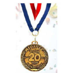 MEDAILLE D'OR - 20 ans