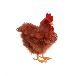 POULE - Rousse à plumes (20cm)