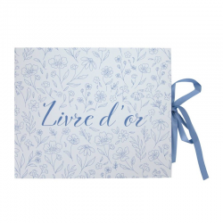 LIVRE D'OR - Fleur bleue (...