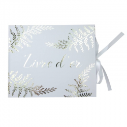 LIVRE D'OR - Fougère blanc...