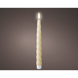 BOUGIE - Flambeau torsadée...