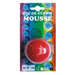 NEZ - Rouge/clown (en mousse)