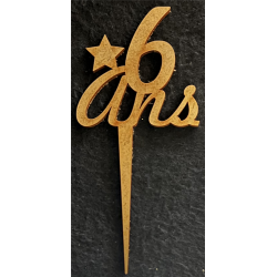 TOPPER - 6 ans (en bois 6cm...