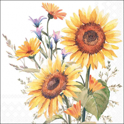 SERVIETTE - Tournesols x 20...