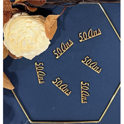 CONFETTIS DE TABLE - 50 ans...