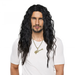 PERRUQUE - Hard rock noir