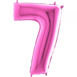 Ballon Chiffre 7 Fushia 1m...