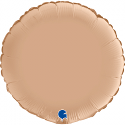Ballon Rond nude satin 46cm...