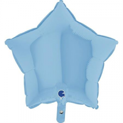 Ballon Etoile bleu pastel...