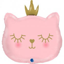 Ballon Chat rose avec...