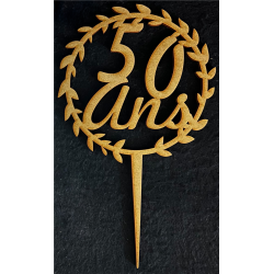 TOPPER - Couronne 50 ans...