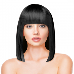 PERRUQUE - Crazy noire