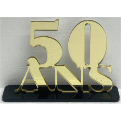 CENTRE DE TABLE - 50 ans or...