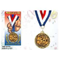 MEDAILLE D'OR - 50 ans (en...