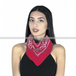 BANDANA/FOULARD - Rouge...
