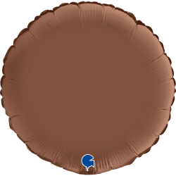 Ballon Rond chocolat satin...