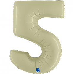 Ballon Chiffre 5 Vert olive...