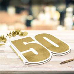 LIVRE D'OR - 50 ans noir/or...